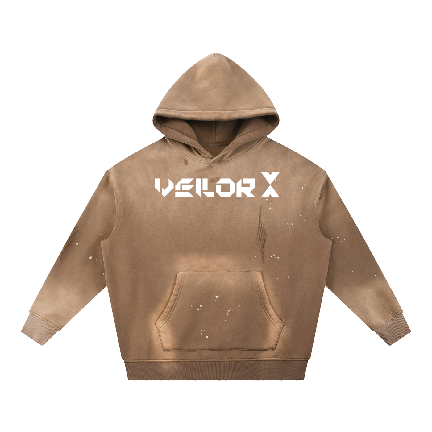 Brown Vintage VeilorX Hoodie